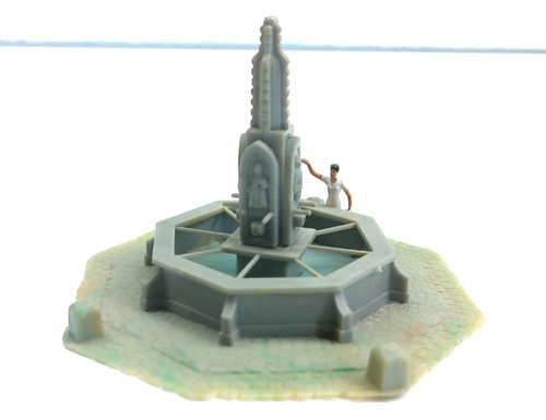 Kibri 38910 rathaus brunnen - kibri, h0