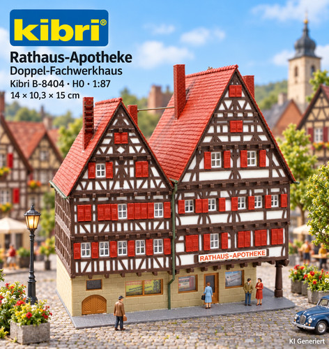 Kibri 8404 rathaus apotheke - kibri, b-8404